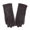 Text Friendly Faux Leather Stitch Gloves