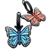 Whimsical Cartoon Butterfly Luggage Tag