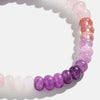 Purple Haze Mix Gemstone Semi-Precious Stretch Bracelet