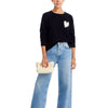 Kerri Rosenthal Black Crew Neck Sweater