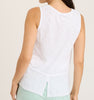 Holti Linen And Cotton White Tank