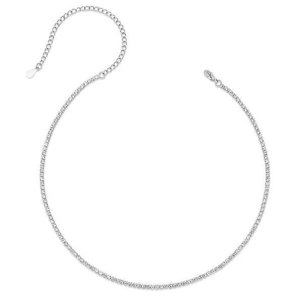 CZ Tennis Choker Necklace