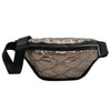 Quilted Metallic Fanny/ Crossbody Bag