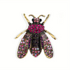 Rhinestone Bee Brooch