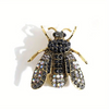 Rhinestone Bee Brooch