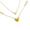 Double Layer Heart Necklace