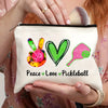 Peace Love Pickleball Canvas Pouch