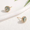 Round Evil Eye Earrings