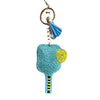 Crystal Pickleball Key Chain