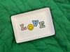 LOVE Large Rectangle Trinket Tray