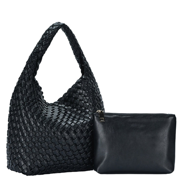 Sydney Woven Tote And Pouch