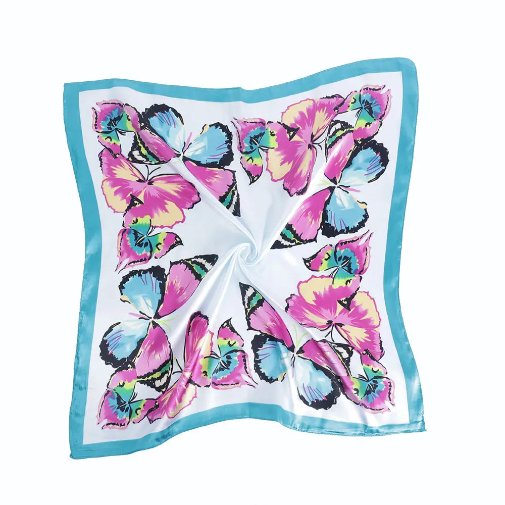 Colorful Butterfly Square Scarf