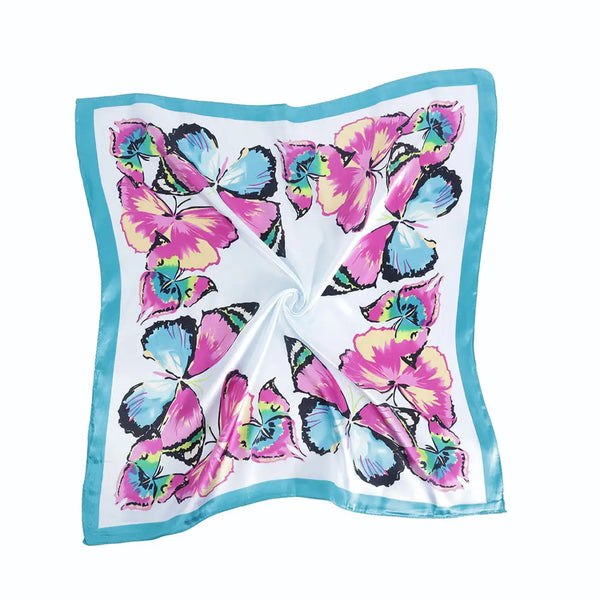 Colorful Butterfly Square Scarf