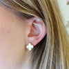 Small Clover Leaf Stud Earrings