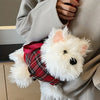 West Highland Terrier Plush Shoulder Bag