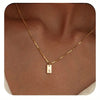 Initial Tag Necklace