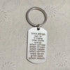 Keychain with Hebrew Prayer for Protection