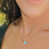 Opal Star of David Necklace