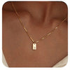 Initial Tag Necklace