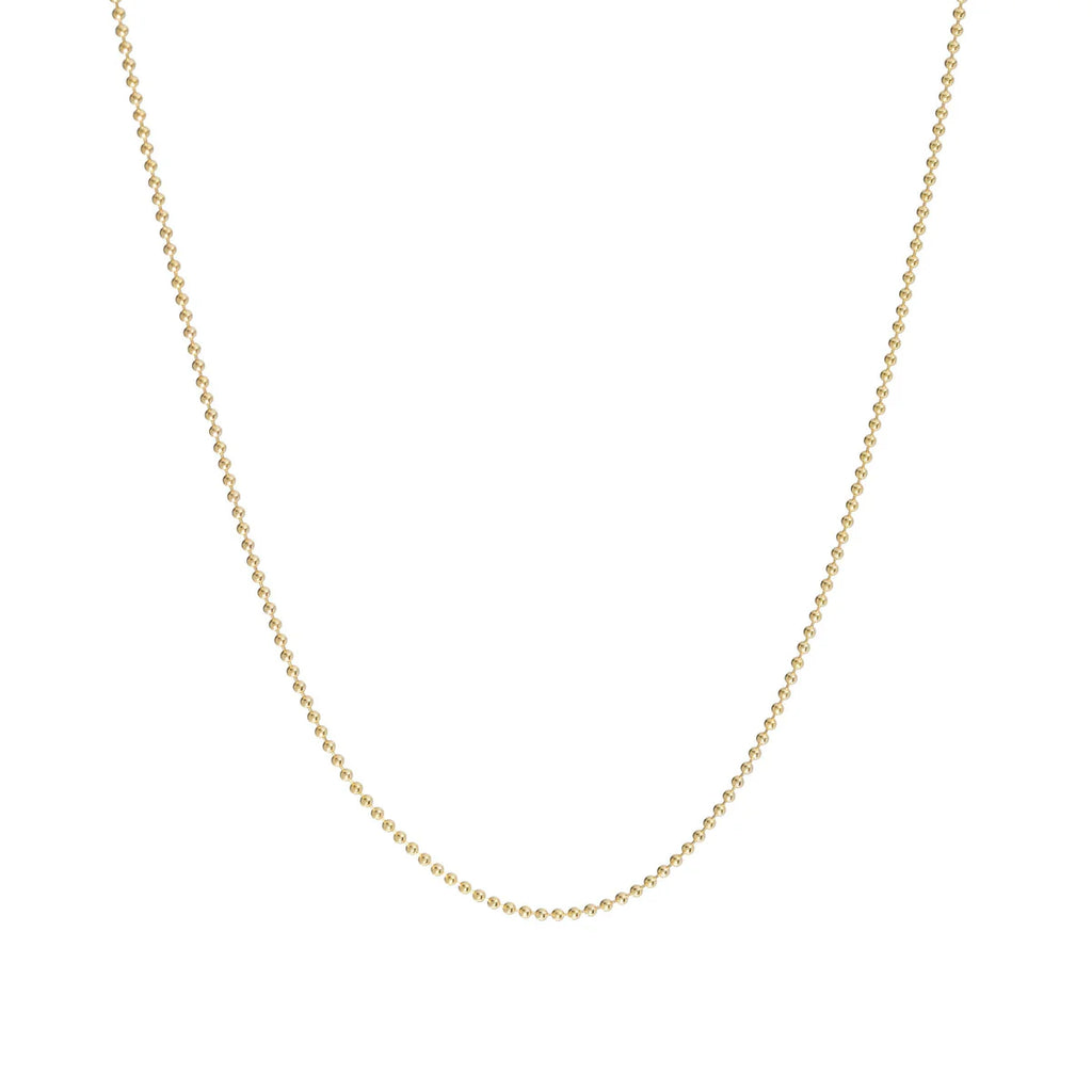 16" Gold Short Bead Chain