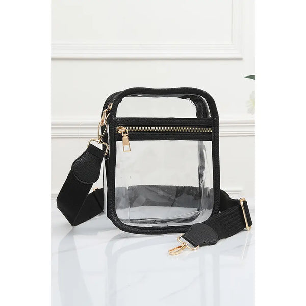 Clear Vertical Crossbody Bag