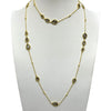 Crystal Teardrop Long Necklace