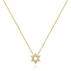 CZ Pave Star of David Necklace