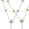 Astra Pave Star Lariat Necklace