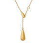 Gold Water Drop Necklace