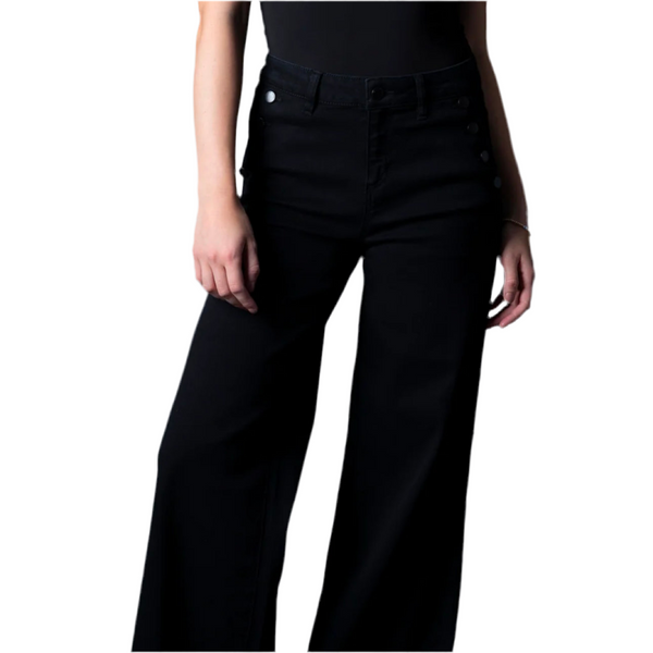 Selena Wide Leg Black Jean