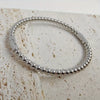 Round "Beaded" Bangle Bracelet