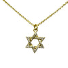 Pave CZ Star of David Necklace