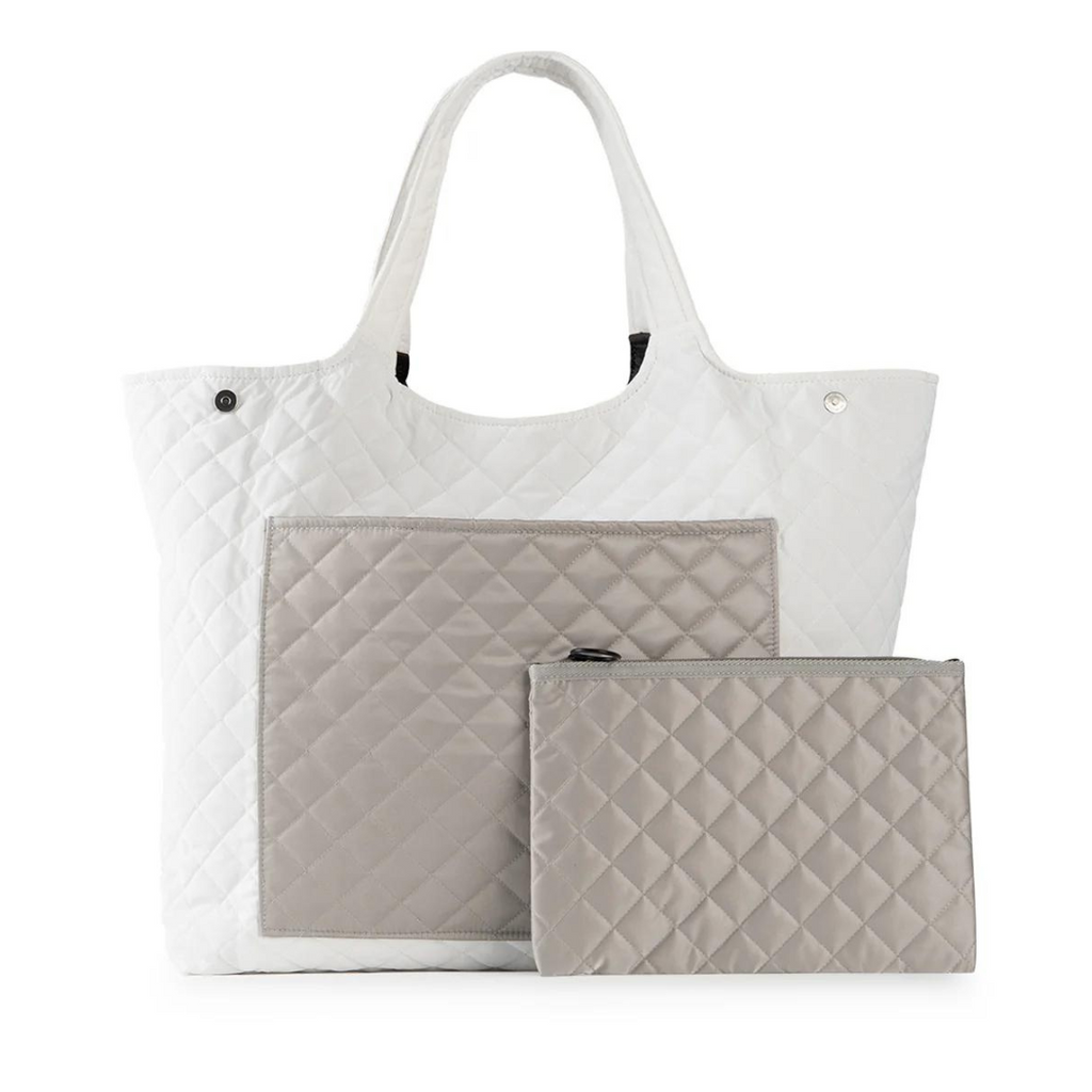 Quilted Icon Tote And Pouch