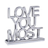 Love You More, Love You Most & Love You To The Moon Plaques