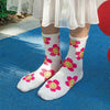 Girls Smiley Face Flower Socks