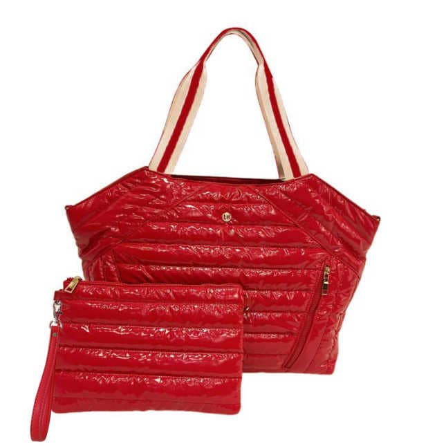 Quilted Tote With Wristlet