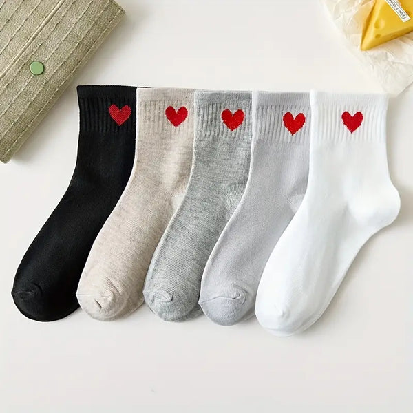 Heart Ankle and Quarter Ankle Socks