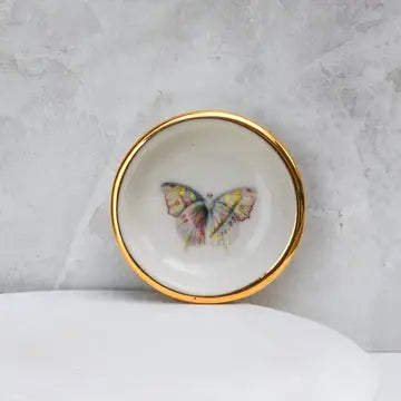 Handmade Pottery Butterfly Dish