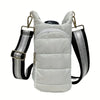 Water Bottle Puffer Crossbody Bag (8 colors)