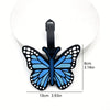 Whimsical Cartoon Butterfly Luggage Tag