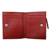 Genuine Leather Small Snap Wallet