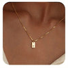 Initial Tag Necklace