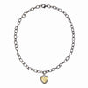 18" Heart Charm Necklace