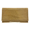 Gold Crystal Envelope Clutch