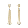 Tassel Crystal Glamour Earrings