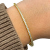 Thin Pave CZ Bangle Bracelet