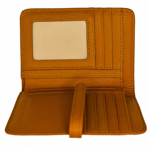 Front Latch Leather Wallet