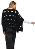 Black Cut Out Poncho By Zaket And Plover