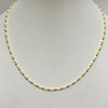 Aria Gold and White Bead Necklace