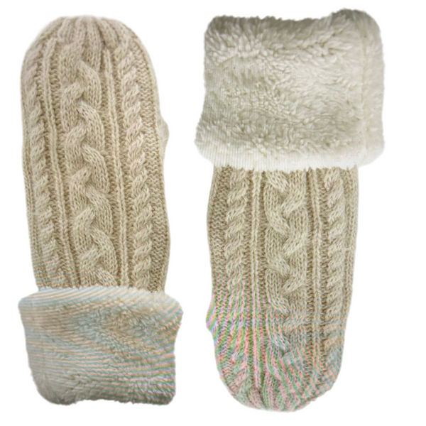 Cable Knit Mittens